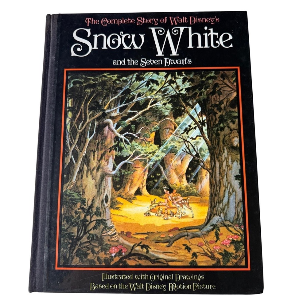 Snow White Seven Dwarfs 1987 Abrams 50th Anniversary Facsimile Edition Book